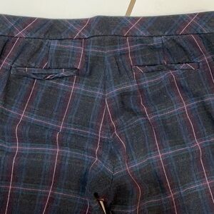J Jill Premium Bi-Stretch Plaid Trousers